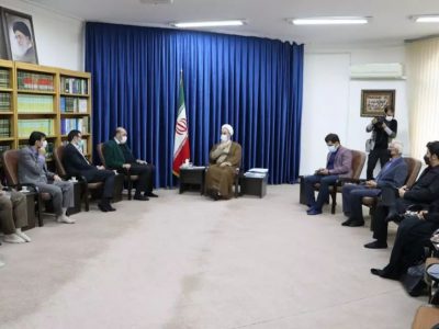 دیدار رؤسای اسکودا، کانون وکلای مرکز و هیات مدیره کانون وکلای دادگستری استان قم با علما و آیات عظام