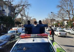 خیابان گردانی اوباش گرگانی توسط پلیس