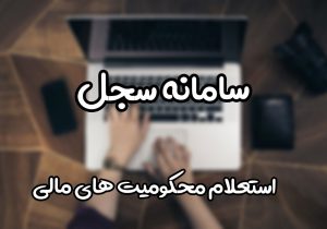 دستورالعمل تعیین نحوه و میزان دسترسی به سامانه سجل محکومیت های مالی