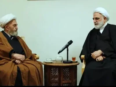 رئیس قوه قضاییه با آیت‌الله سبحانی دیدار کرد