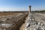 تخریب دیوار زندان رجایی‌شهر
