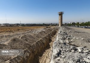 تخریب دیوار زندان رجایی‌شهر